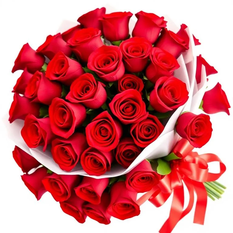 Buquê de 24 Rosas Vermelhas e Pink - Floricultura com entrega no mesmo dia