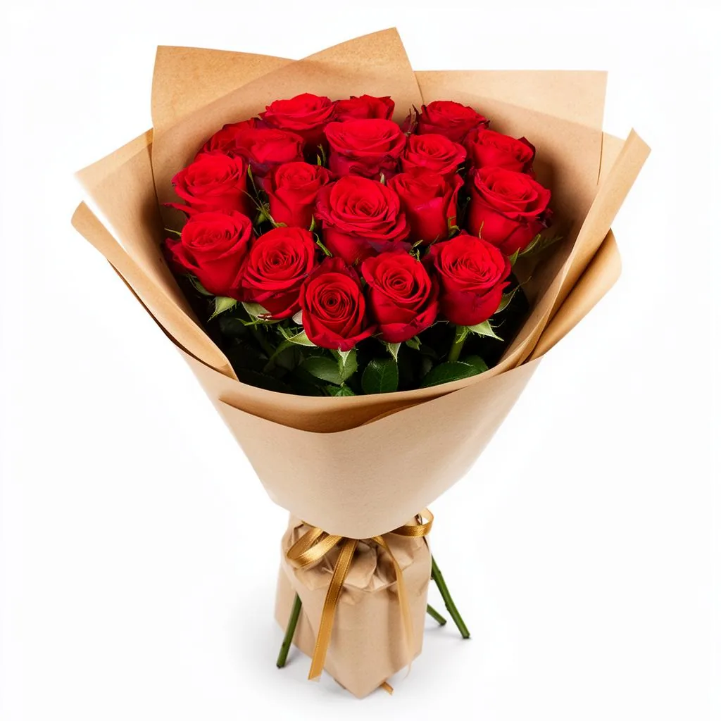 Buquê de Rosas Spray Vermelhas no Kraft - Floricultura com entrega no mesmo dia